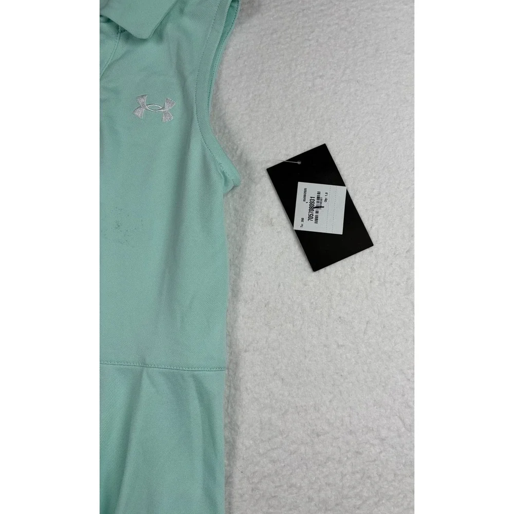 Under Armour Kids Mint Green Sleeveless Polo Athletic Dress UASJH04R-372 Size 6